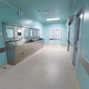 China Supplier Laboratory Dedicated Class 100 Cleanroom Dust Free Portable Clean Room Customized Training Glass Power