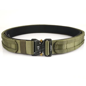 Multi-functional Nylon Tactical Belt, Outdoor Gear, MOLLE Modular Compatible, Tactical Duty Belt