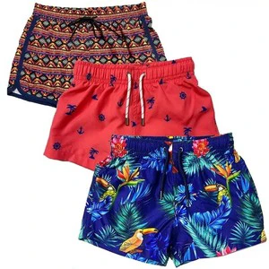 Wholesale Short Custom Printed Beach Shorts Swim Suit New Design High Quality Swim Customize Swim for Kids Men Trunk Boys