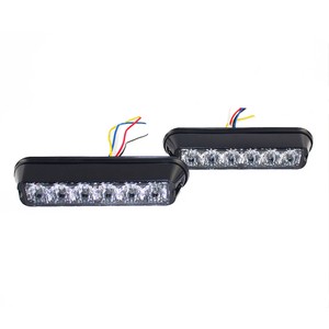 Surface Mounting Tir6 LED Grille Light 1W Big Power LED Emergency Vehicle Warning Strobe Lighthead Radar Make