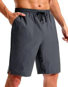 Swimwear Men's Shorts Swim Trunks Quick Dry Breathable Board Beach Zipper Pockets 9 Inch Inseam Beach Bathing Suit Lightweight