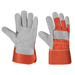 China Wholesale Dingguan DG213 Safety Work Welding Gloves Cowhide Leather Comfortable Fire Resistant Anti-Slip Anti-Static