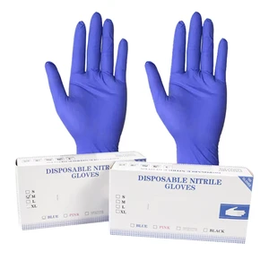 New Multicolor Heavy Duty Disposable Touch Screen Nitrile Gloves