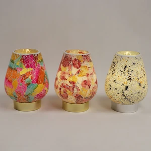 Factory Wholesale New Modern Hotel Glass Led Colorful Ball Lights Glass Table Lamp For Bedroom Dorm Living Kitchen