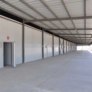 Large Commercial Building Prefab Light Industrial Steel Structure Warehouses Prefabricated Cold Storage Warehouse ASTM Welding