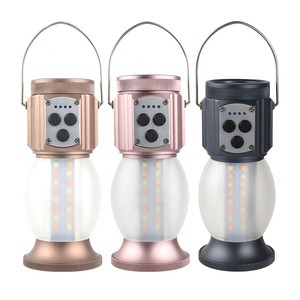 Outdoor Portable Photography Solar-Powered LED Camping Lantern with IP66 Protection and 5-Year Warranty