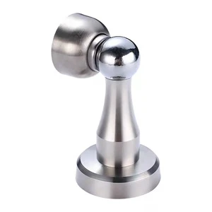 Stainless Steel Strong Magnetic Door Stopper For Wooden Doors Hotel Use-Leshengle