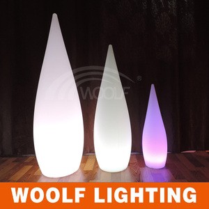 Custom Shape Charming RGB Color LED Water Drop Light
