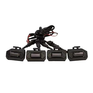Wholesale BRAD 4PCS High Brightness LED Front Grille Lights IP67 Waterproof 12V Yellow Light SUV Car Accessories Universal 1