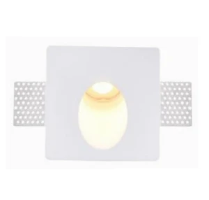 GW07050 Nordic Minimalist 5W LED Wall Lamp Trimless GU10 Gypsum Stair Lamp Embedded Recessed LED Plaster Wall Light