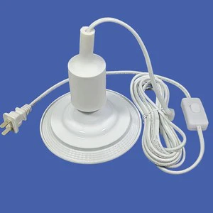 US E26 Hanging Light Bulb Socket 6M 8M 10M Lamp Base Holder Ceramic Metal 100-250V 50/60Hz 4A AC Screw Style with Switch Plug