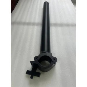 Wholesales Black Side Arm 90 Degree Perpendicular Pipe Clamp Light Hook for Stage Lighting Moving Head