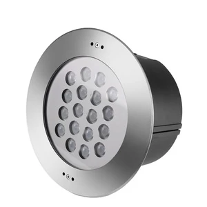 Modern 18W LED Underwater Swimming Pool Lamp Square Recessed Foot Waterproof Outdoor Spotlight IP68 Water LEDUnderground Burial