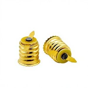 E12 Double Pointed Brass Screw Welding-Free Lamp Holder 250V 5A Fitting Kit