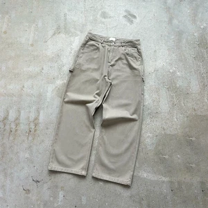 Fast Sampling Custom logo High Quality 14oz Heavyweight Oversized Straight Leg Jeans Design Street Wear Denim Pants Baggy Jeans