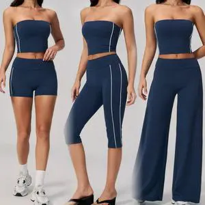 Newest Breathable Yoga Sets for Women Tight Casual Loose Pants Comfortable Gym Clothes Outside Running Sport Training Suit