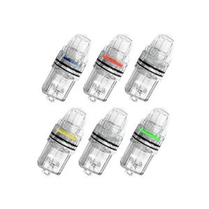 Battery Powered Deep Drop Led Fish Luring Light White Green Blue Fishing Light Waterproof Lampe De Peche for Night Fish Hunting