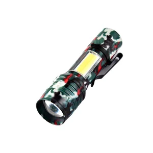IRONDONKEY Outdoor Bright Flashlight Multi-function LED Light Aluminum Camouflage Flashlight Other Camping & Hiking Products