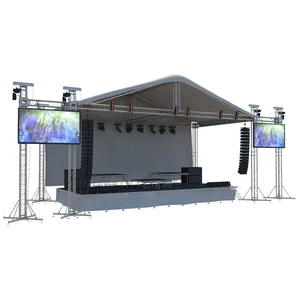 Lighting Aluminium Stage Roof Truss Display Lighting System for Sale Spigot Concert Stage With Roof Truss System for Event