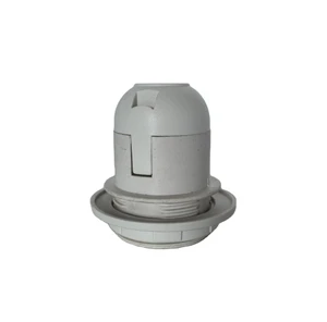 White US E26 Plastic Half Tooth Lamp Holder Bulb Socket AC 110V 2-Year Warranty