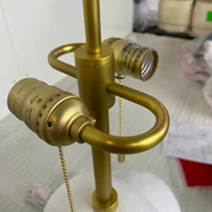 Cord-pull Switch Holder Bulb Adapter Socket Spiral Lamp Head for Light Zipper Switch Double Lamp Holder for Table Lights