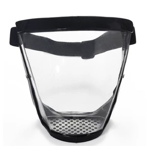 Made in China Dust and Water Resistant Protective Face Mask Transparent Protective Mask Transparent Facial protection Mask