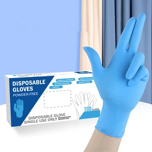 Chemical Resistant Nitrile Gloves Anti-Cut Heavy Duty Gloves Nitrile Medical Glove Disposable
