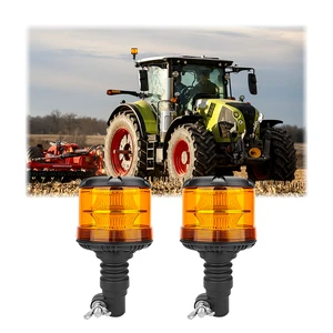 Emark R65 Single Flash Amber Led Beacon Signal Light 21W Led Warning Light For Tractor Truck