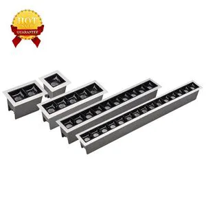 Energy Saving Anti Glare Strobe Free Easy Installation Indoor 2W 4W 10W 20W 30W LED Linear Grille Light