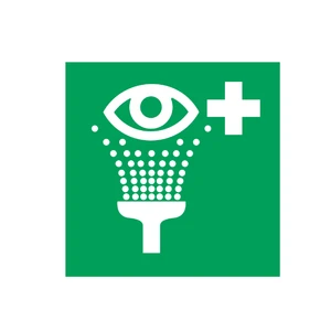 Emergency Eye Shower Aluminum 120x120mm Made In Italy