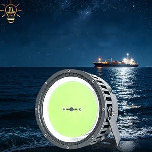 Professional Underwater LED Fishing Light-IP65 Submersible 300W-1500W, 12V-60V/220V for Squid Flounder&Commercial Night Fishing