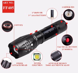 STARYNITE G700 High Power Tactical LED Flashlight 18650 Zoomable Waterproof Torch Light For Camping Hunting Outdoor