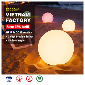 Save 25% Tariff IP67 Round Ball Solar Lights Outdoor RGB Garden Light Waterproof Decoration Party Solar Floating Pool Lights