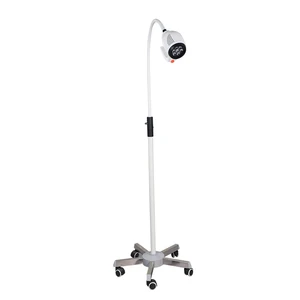 Adjustable LED Surgical Operate Lamp 7 Hole Medical Examination Lamp With Cold Warm Light Source Color Temperature Standing Type