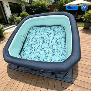 Vibrant Color-changing LED Lights Line the Pool, Great for Summer Family Gatherings and Daily Backyard Water Entertainment.