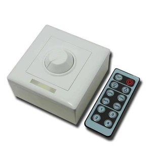 DC12V 24V LED Single Color Strip Lights Switch Adjust Brightness Manual Controller Knob Dimmer