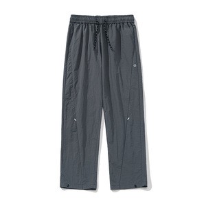 Outdoor Daily Trousers, Pleated Paneled Casual Bottoms