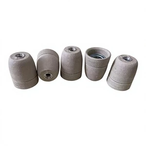 E27 E14 Ceramic Screw-Type Waterproof Lamp Holders 250V 400A Socket Wholesale