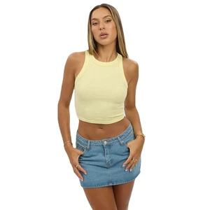 Spandex Four-Way Stretch Breathable Sportswear Gym Fitness New Design Backless Women's Yoga Tank Top Sport Bra 88% Polyester