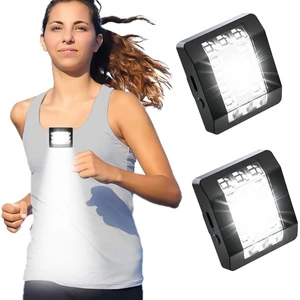 2026 New Rechargeable LED Night Safety Warning Light Mini Running & Lights with Carabiner for Runners