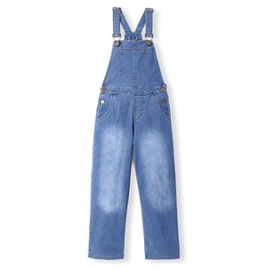 Wholesale Customized Breathable Comfort Design 100% Cotton Overall Denim Jumpsuit 2026 Best Price Fashionable Solid Color Quick