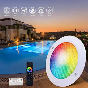 DC12V Patented Design 8W PC Wall Mounted Led Light RGB Resin Filled Underwater IP68 LED Pool Light for Swimming Pool Lighting