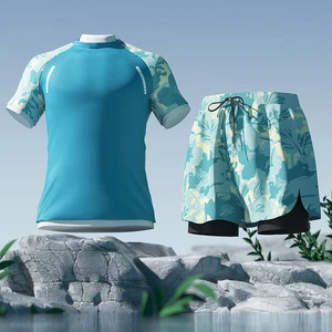 Quick Dry Swimwear Men's Swimming Trunks Men's Adult Teen Swimsuit Swimming Men's Full Set