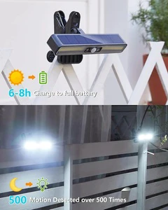 Wholesale LED Solar Security Light Outdoor IP65 Waterproof 3 Modes Human Motion Sensor Solar Garden Lamp For Yard