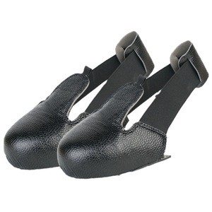 Anti Smashing Adjustable Cowhide Steel Toe Safety Shoe Covers for Construction Industry-Han Tu HT2607