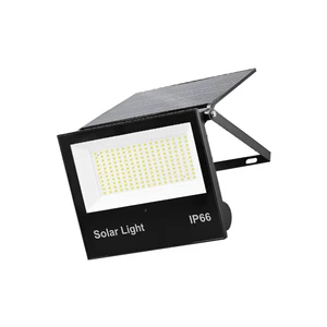 High Brightness Outdoor Motion Sensor LED Flood Light ABS IP67 Waterproof Solar Road Floodlight 270 Beam Angle 6000K Daylight
