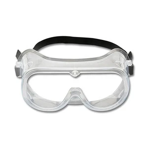 Dust and Impact Resistant Eye Protection Safety Goggles with Elastic Bands for Comfortable Wearing
