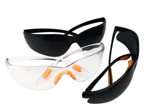 High Quality Lightweight Plastic Safety Glasses Anti-Impact Goggles Non-Exchangeable Anti-Fog Lenses Construction Eye Protection
