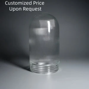 Milky White External Thread Glass Lamp Shade, Hand Blown, Custom Size, Light Accessory, Custom Size