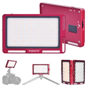 FOSOTO FT-03 Mini Led Video Light Professional Photographic Lighting Camera Fill Light for Canon Sony